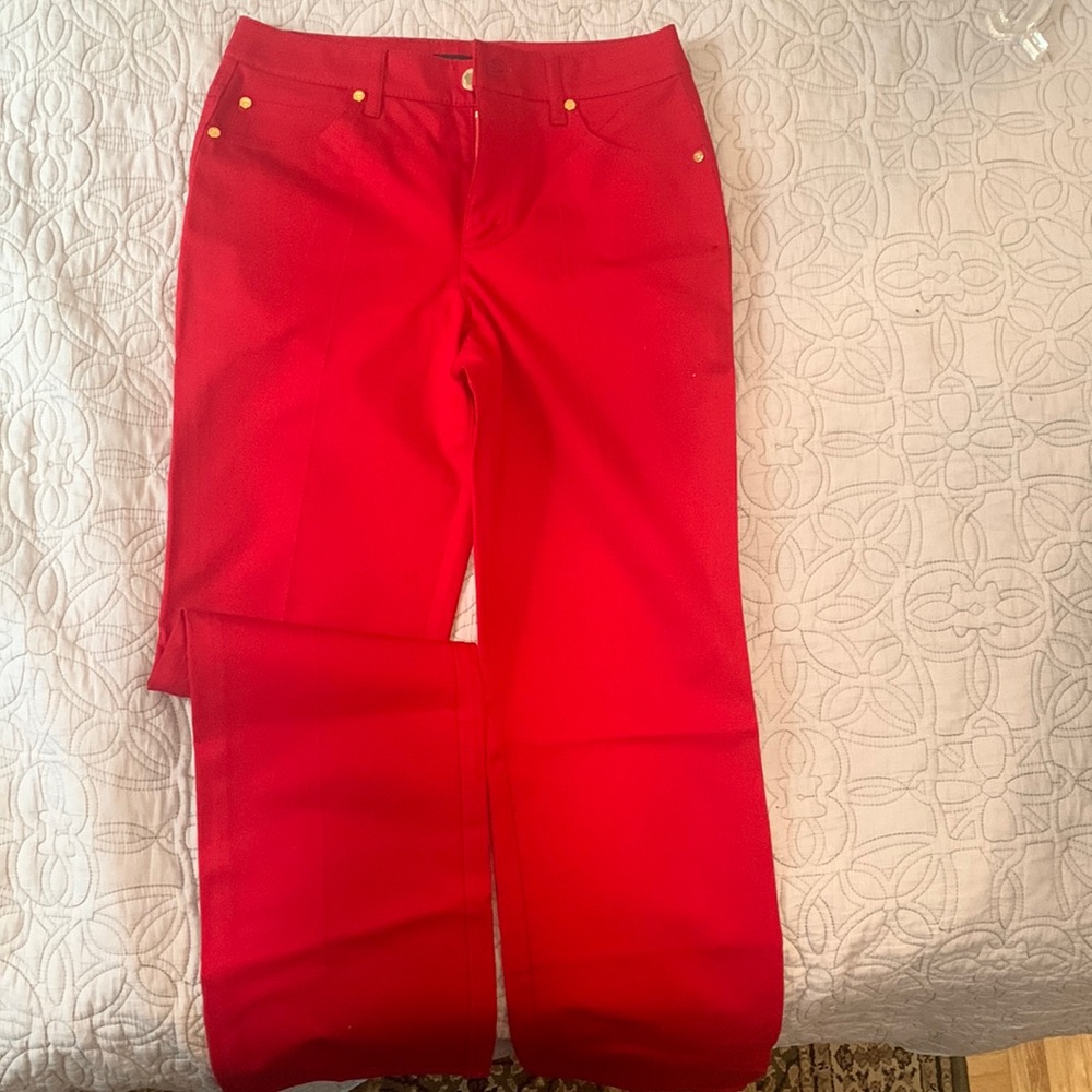 ESCADA new red cotton pants